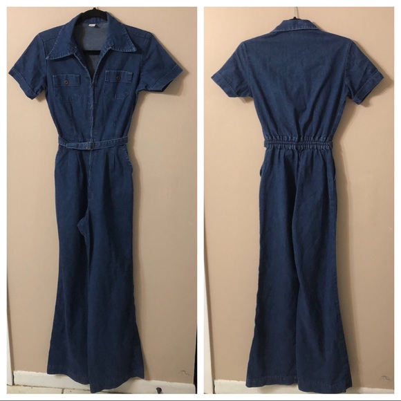 wrangler denim jumpsuit